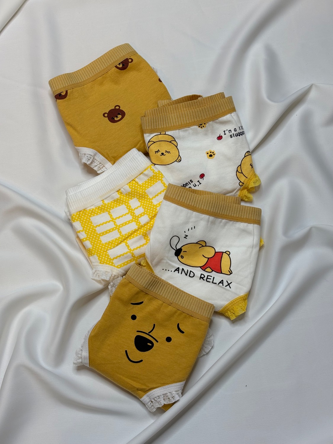 شورت نخی وارداتی خرسی🧸🍯