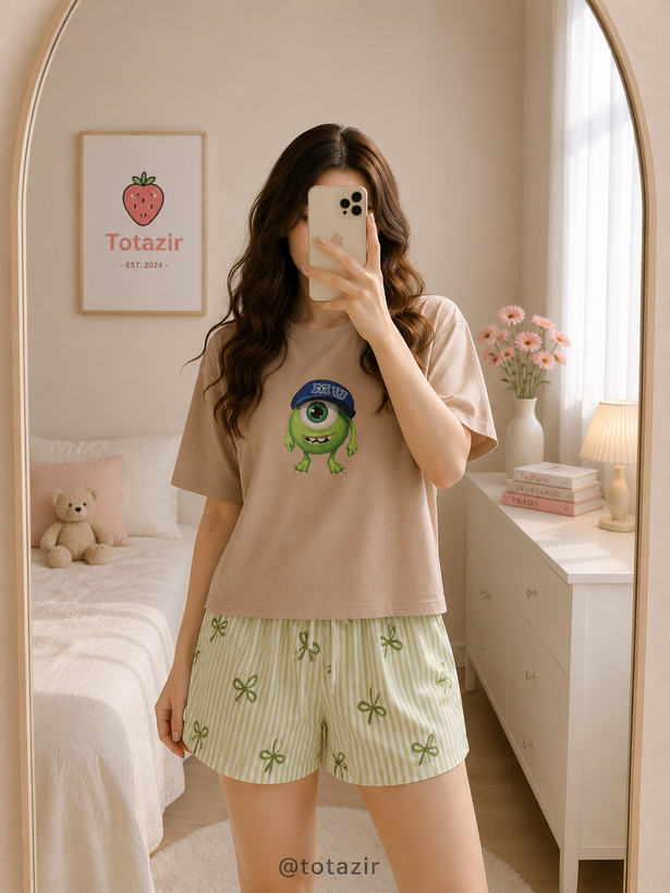 تیشرت شلوارک عروسکی ❣️🌈