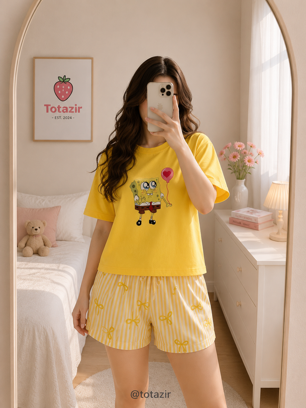 تیشرت شلوارک عروسکی ❣️🌈