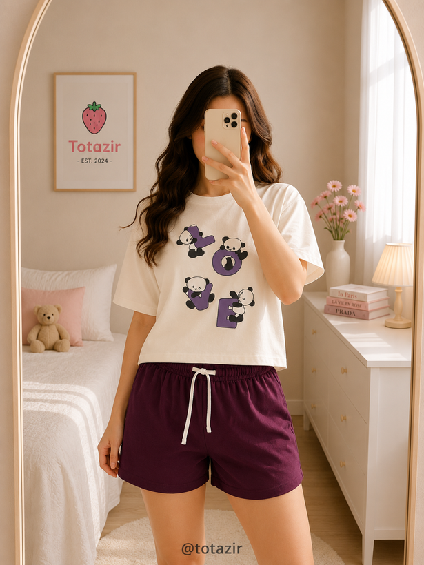 کراپ شرتک عروسکی 🦋☁️