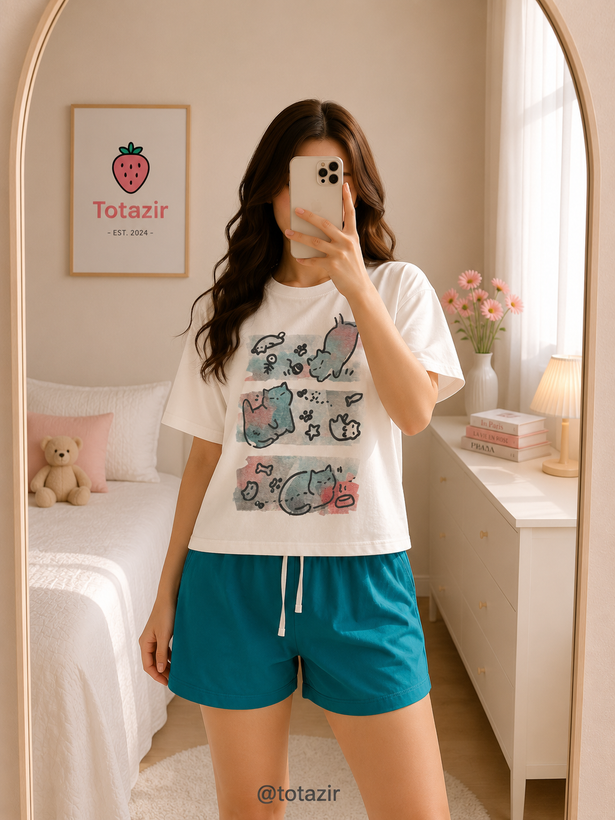 کراپ شرتک عروسکی 🦋☁️