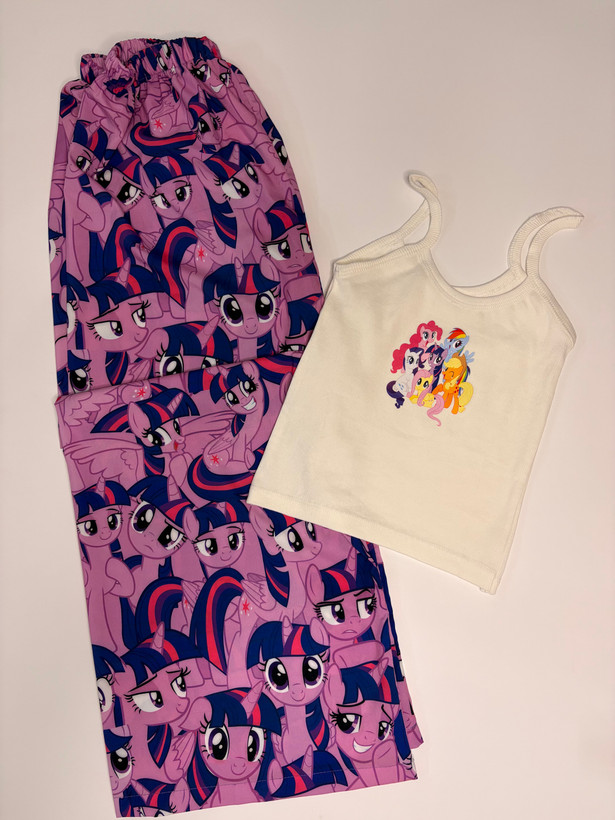 ست پیژامه کراپ پونی 🦄